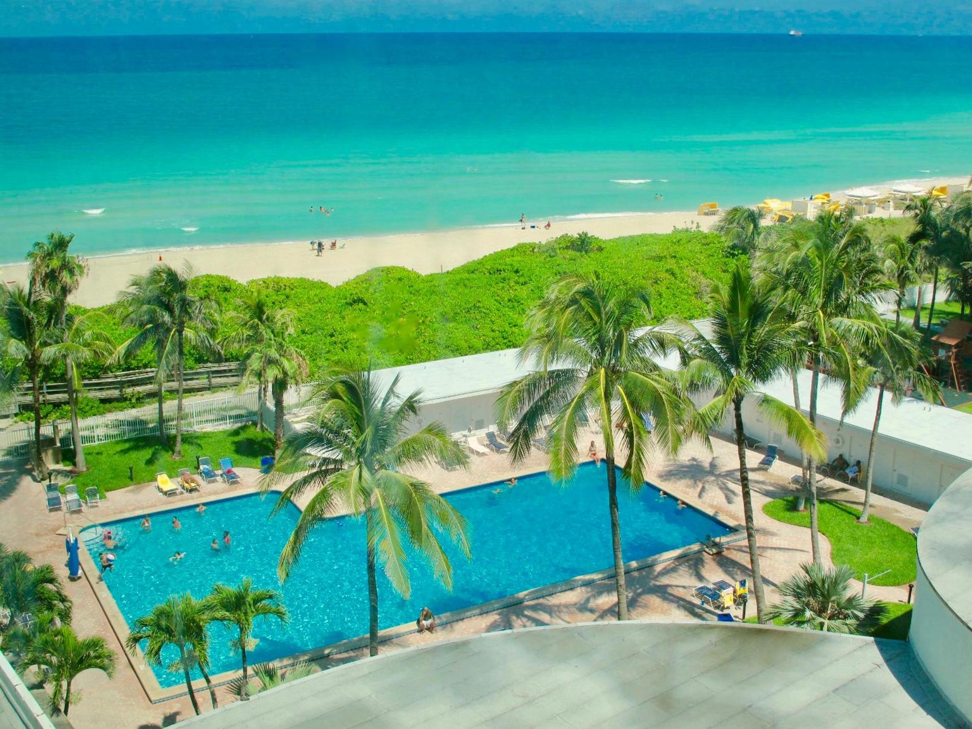 Directly On The Beach With Pool & Parking Miami Beach Exterior foto